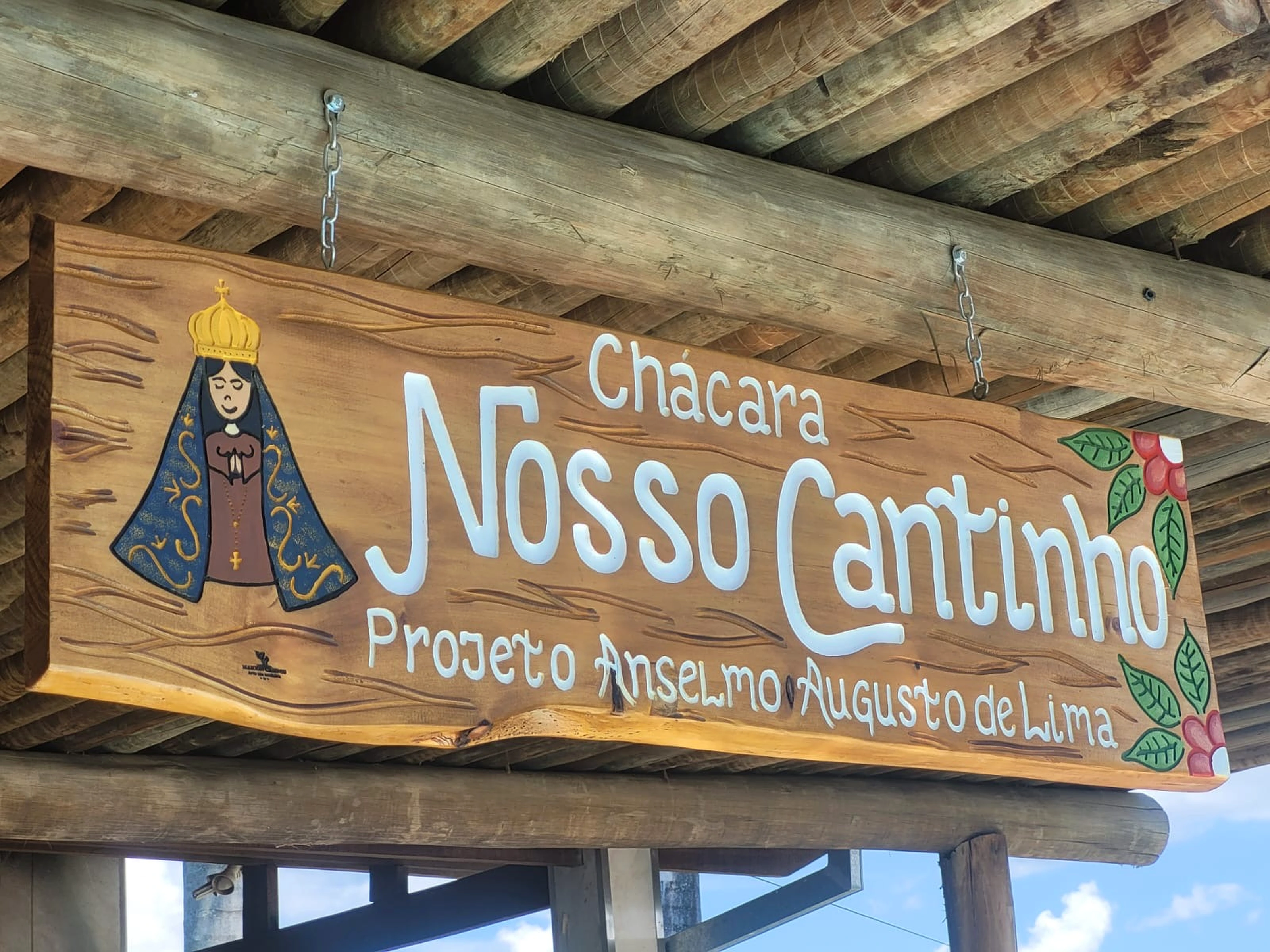 Placa Chácara Nosso Cantinho